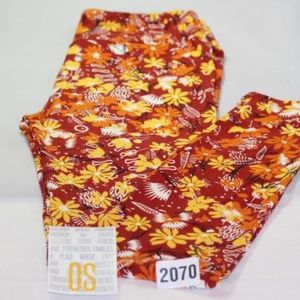 LuLaRoe Floral Print Leggings